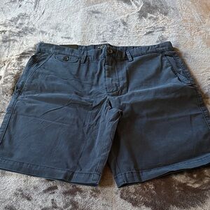 Banana Republic Dark Blue Flat Front Shorts